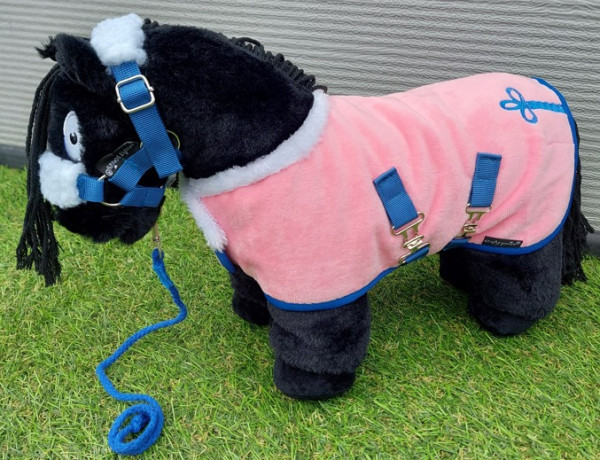 Crafty Ponies - Luxusdecken Set für Kuschelpferde rosa