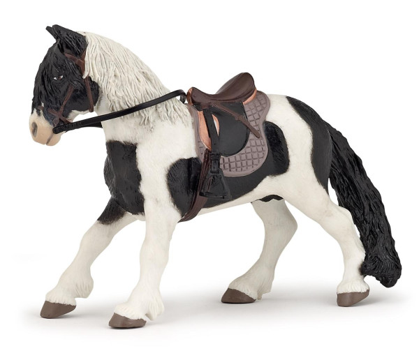 papo - Pferdefigur Pony mit Sattel