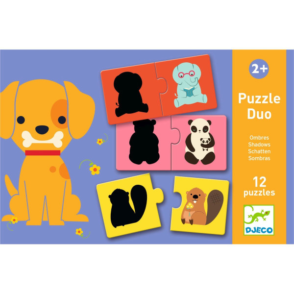 Djeco - Lernspiele: Puzzle duo: Schatten