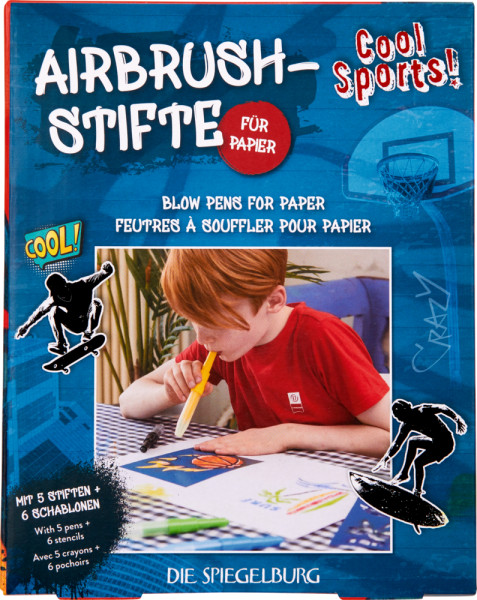 Spiegelburg - Cool Sports! Airbrush-Stifte für Papier