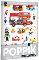 Poppik - Stickerposter Mini Discovery Feuerwehr