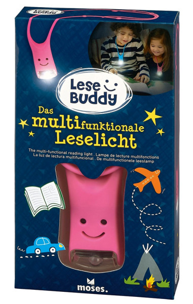 moses - Leselicht Lese Buddy pink