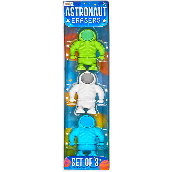 ooly - Radiergummi "Astronaut" 3er Set