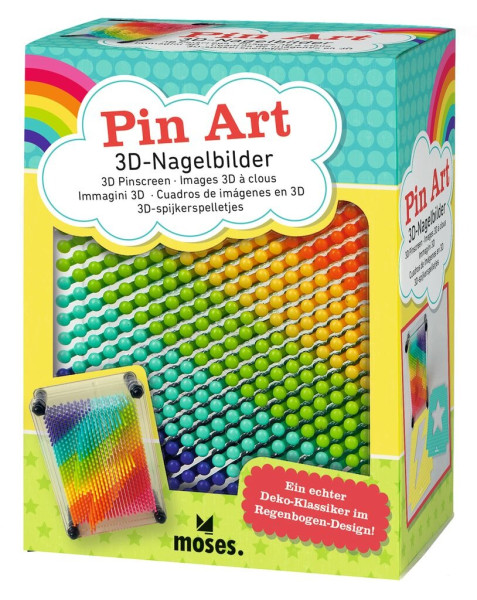 moses - 3D-Nagelbilder Regenbogen Pin Art