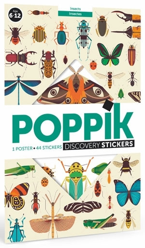 Poppik - Stickerposter Discovery Insekten