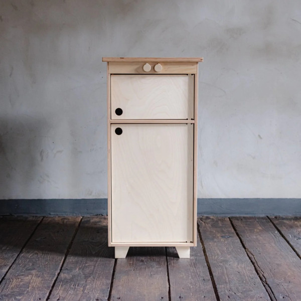 midmini - Kühlschrank für Spielküche natural wood