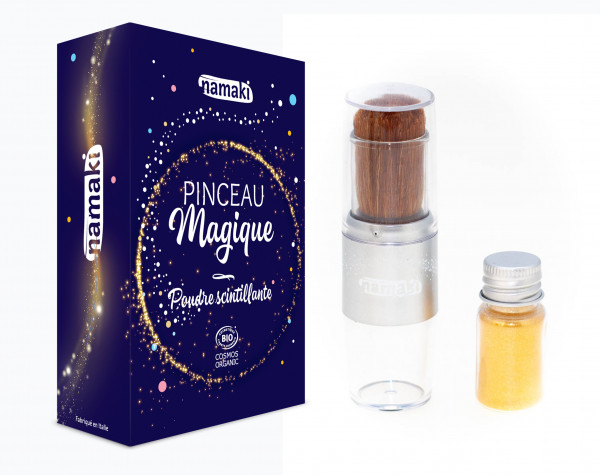 namaki - Bio Glitzerpulver mit Magischem Stift gold