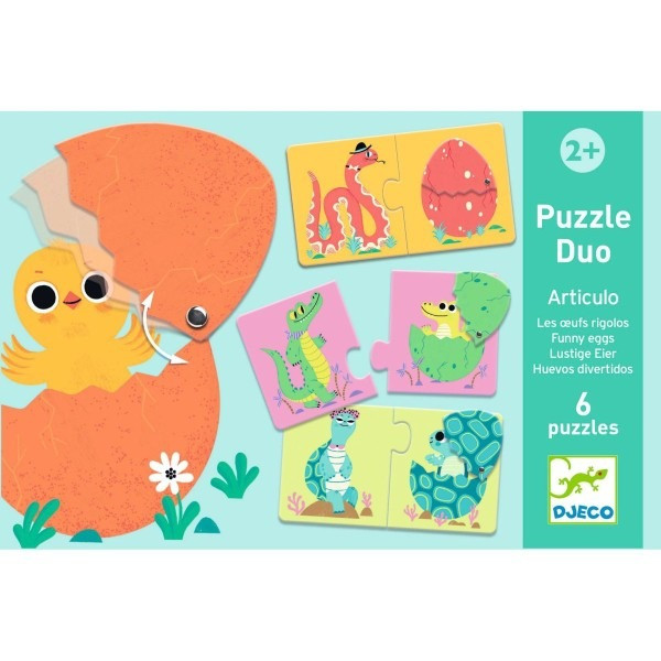 Djeco - Puzzle Duo: Eier
