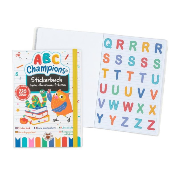 Trendhaus - ABC CHAMPIONS Stickerbuch 220-teilig