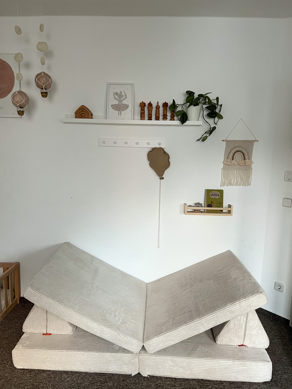 FUNZY Spielsofa Cord Creme Beige FY100117